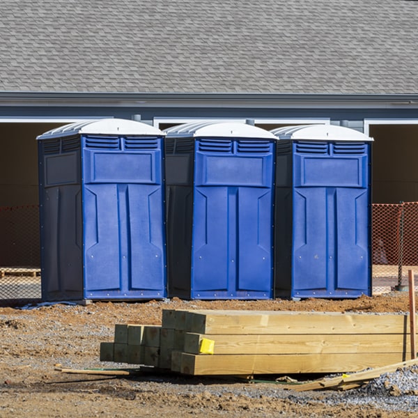 how can i report damages or issues with the porta potties during my rental period in Greenville Georgia